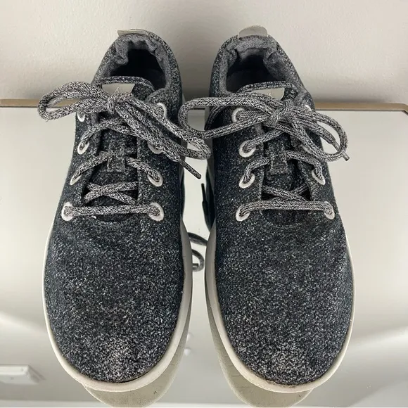 ALLBIRDS Women’s Natural Grey Merino Wool Runners Lace Up Sneaker Shoes