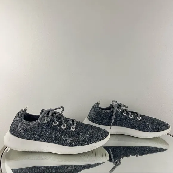 ALLBIRDS Women’s Natural Grey Merino Wool Runners Lace Up Sneaker Shoes