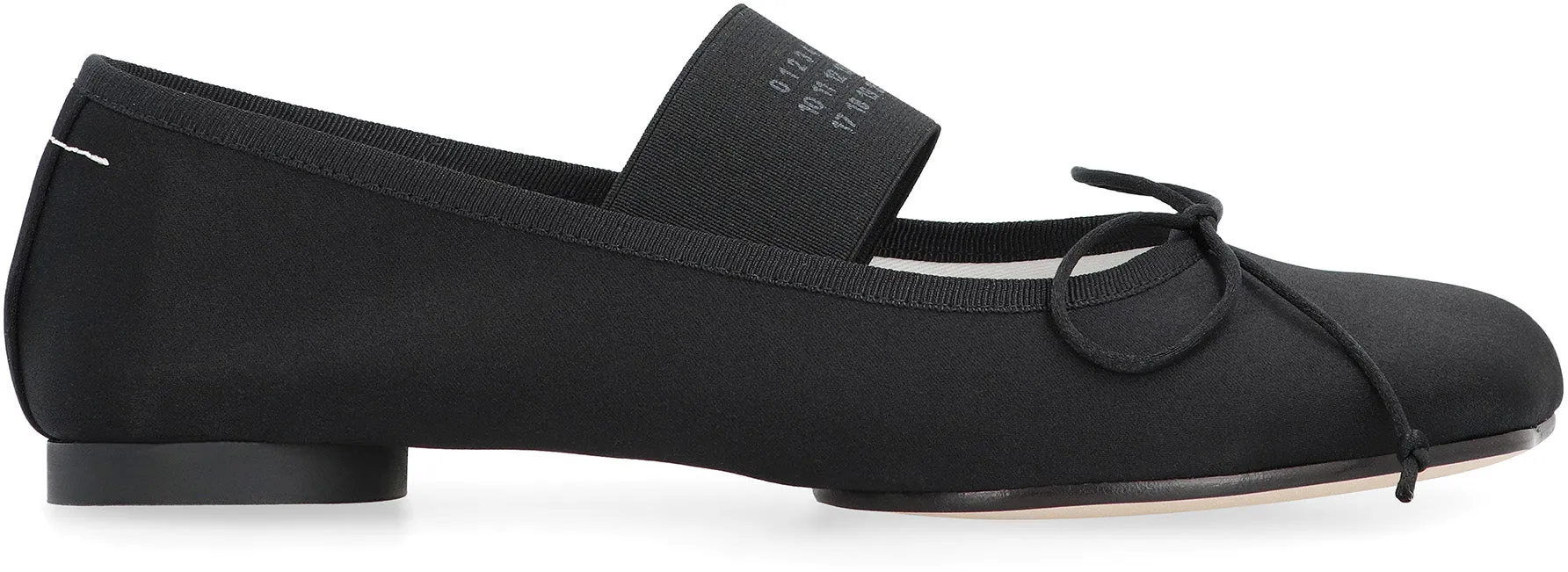 Anatomic fabric ballet flats