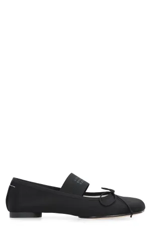 Anatomic fabric ballet flats