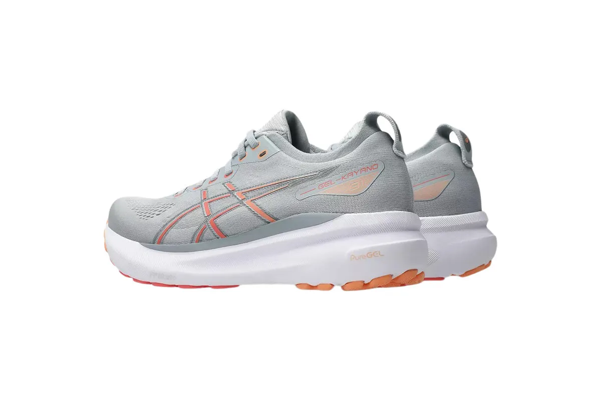 Asics Gel-Kayano 31 D Piedmont Grey/Papaya Womens