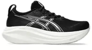 Asics Gel Nimbus 27 (B Width) - Black/Lake Grey (Womens)
