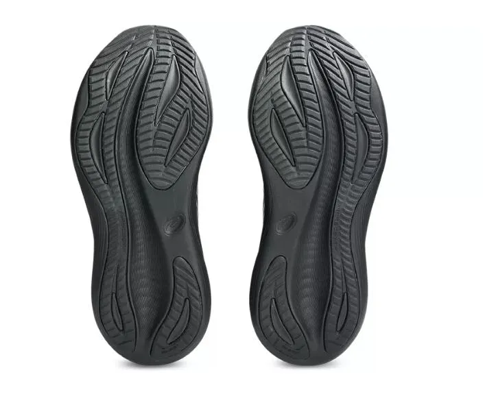 Asics Gel Nimbus 27 (D Width) -Black/Graphite Grey (Womens)