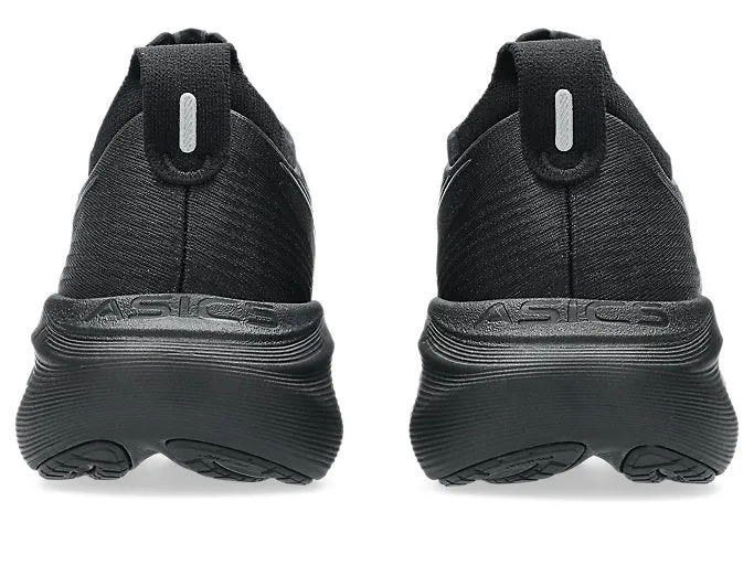 Asics Gel Nimbus 27 (D Width) -Black/Graphite Grey (Womens)