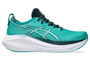 Asics Gel Nimbus 27 (D Width) - Wave Teal/ Saxon Green (Mens)
