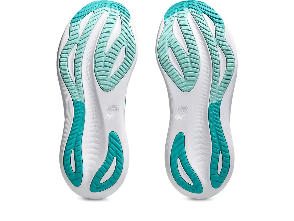 Asics Gel Nimbus 27 (D Width) - Wave Teal/ Saxon Green (Mens)
