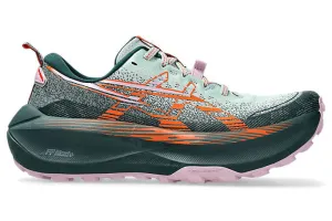 Asics Trabuco Max 4 (B Width) - Cold Moss/Nova Orange (Womens)