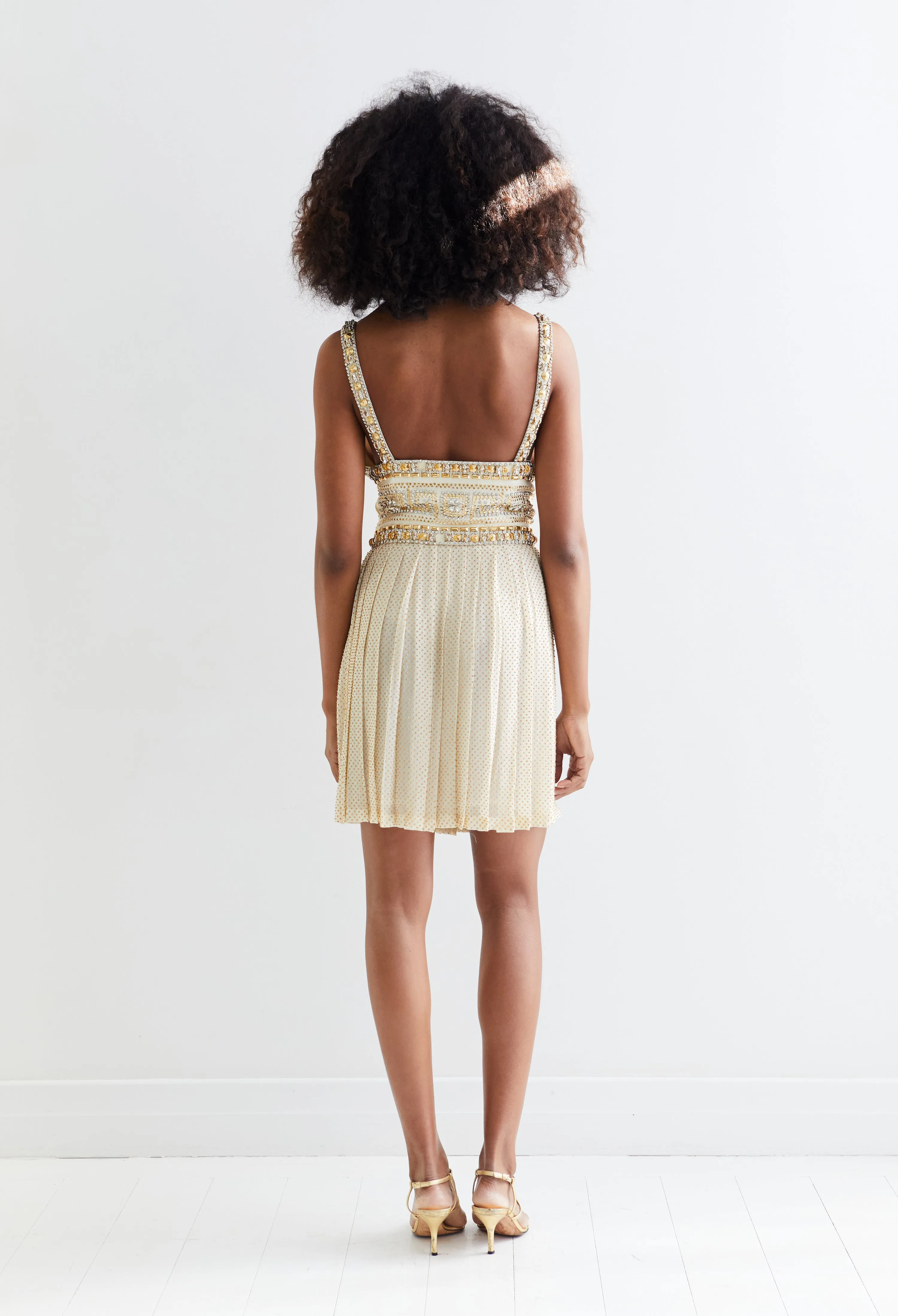 Atelier Versace <br> F/W 1991 runway & campaign beaded mini dress