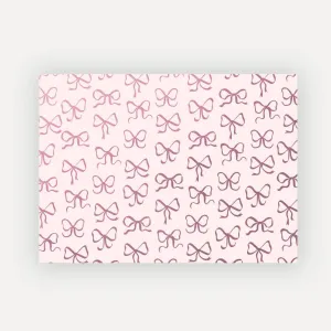 Ballet Bows Letterpress Boxed Notecards - Set of 6