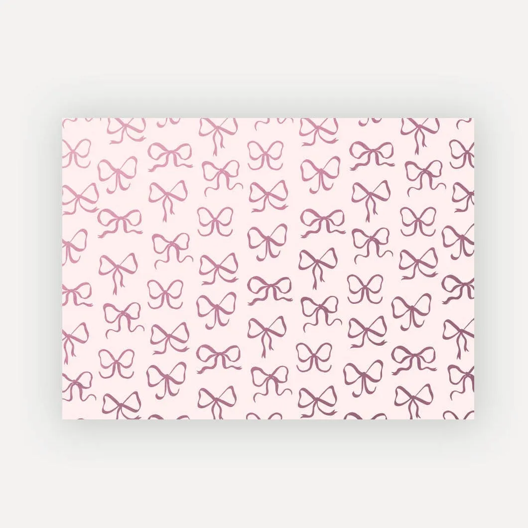 Ballet Bows Letterpress Boxed Notecards - Set of 6