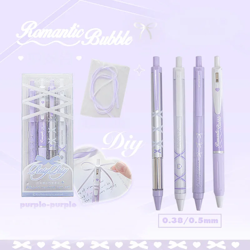 Ballet Ribbon Gel Pen Set
