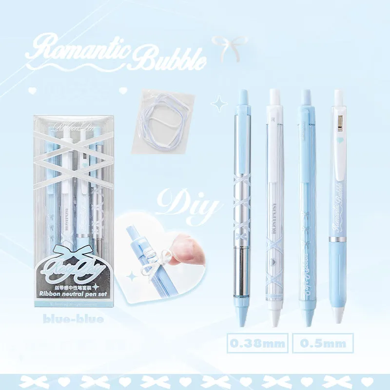 Ballet Ribbon Gel Pen Set