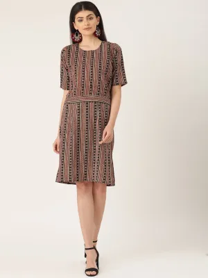 Black Printed Dress