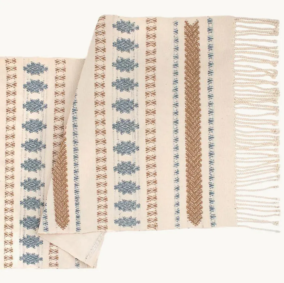 Blue San Rafael Handwoven Table Runner