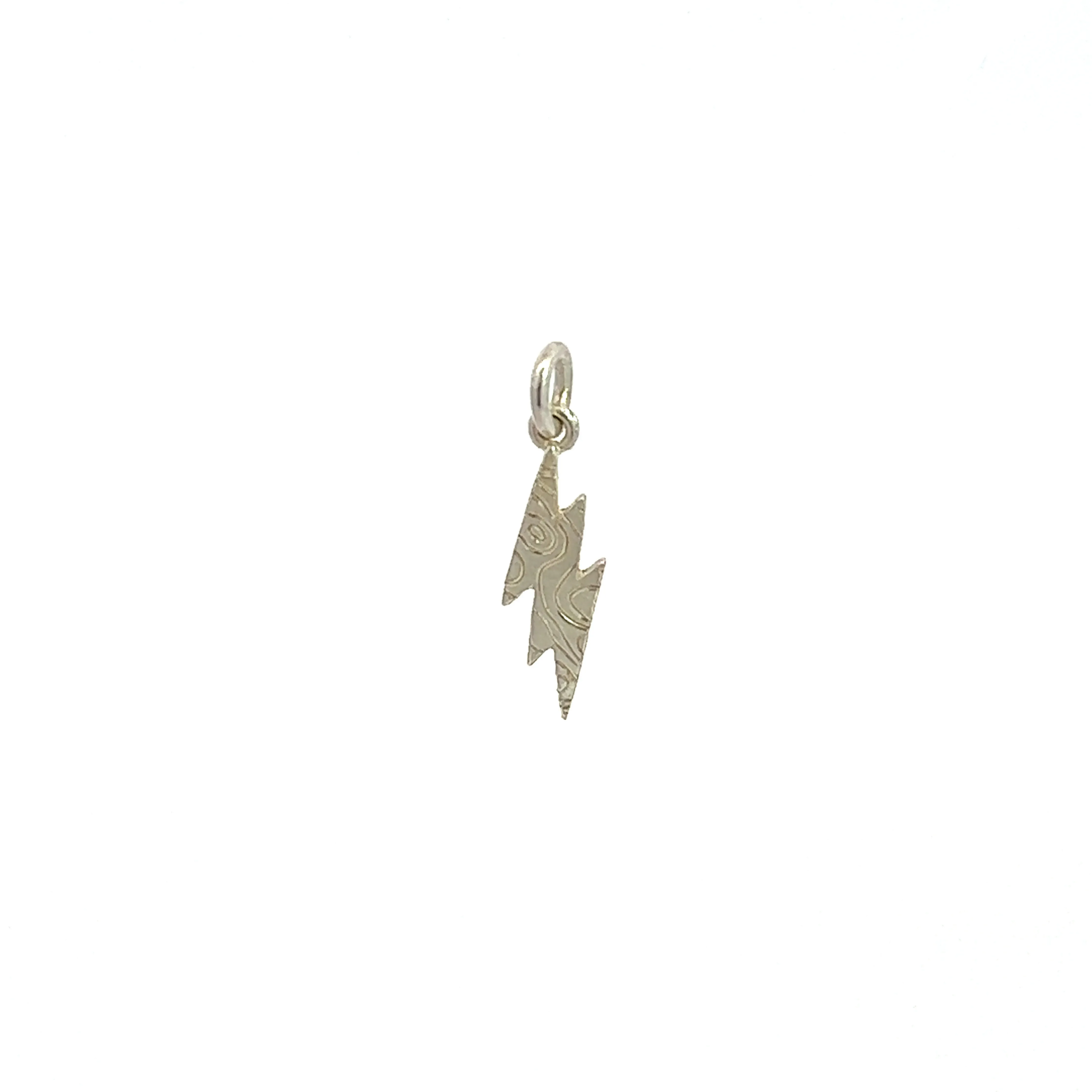 Chasing Jo Lightning Bolt Pendant - Sterling Silver
