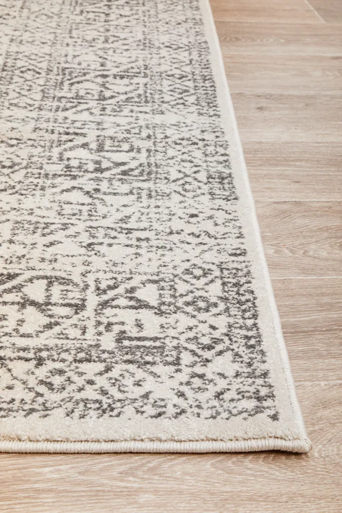 Chrome Addison Silver Rug