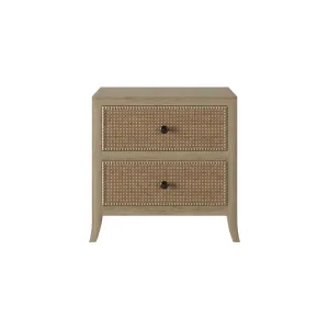 Evelyn Lattice Front Bedside Table