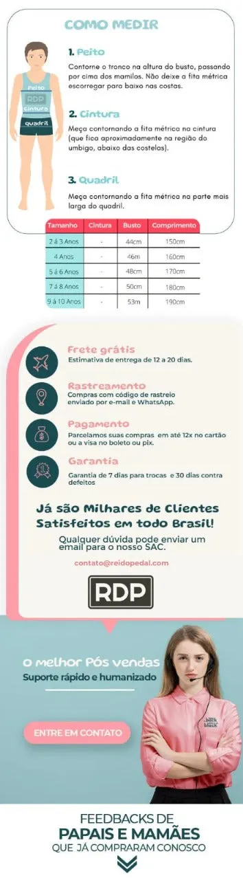 Fantasia Infantil Divertida Bailarina Promoção de carnaval 2025