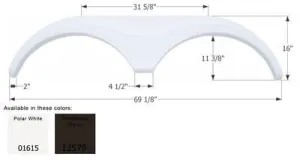 Fender Skirt, Tandem, Heartland, FS763, Winchester Brown