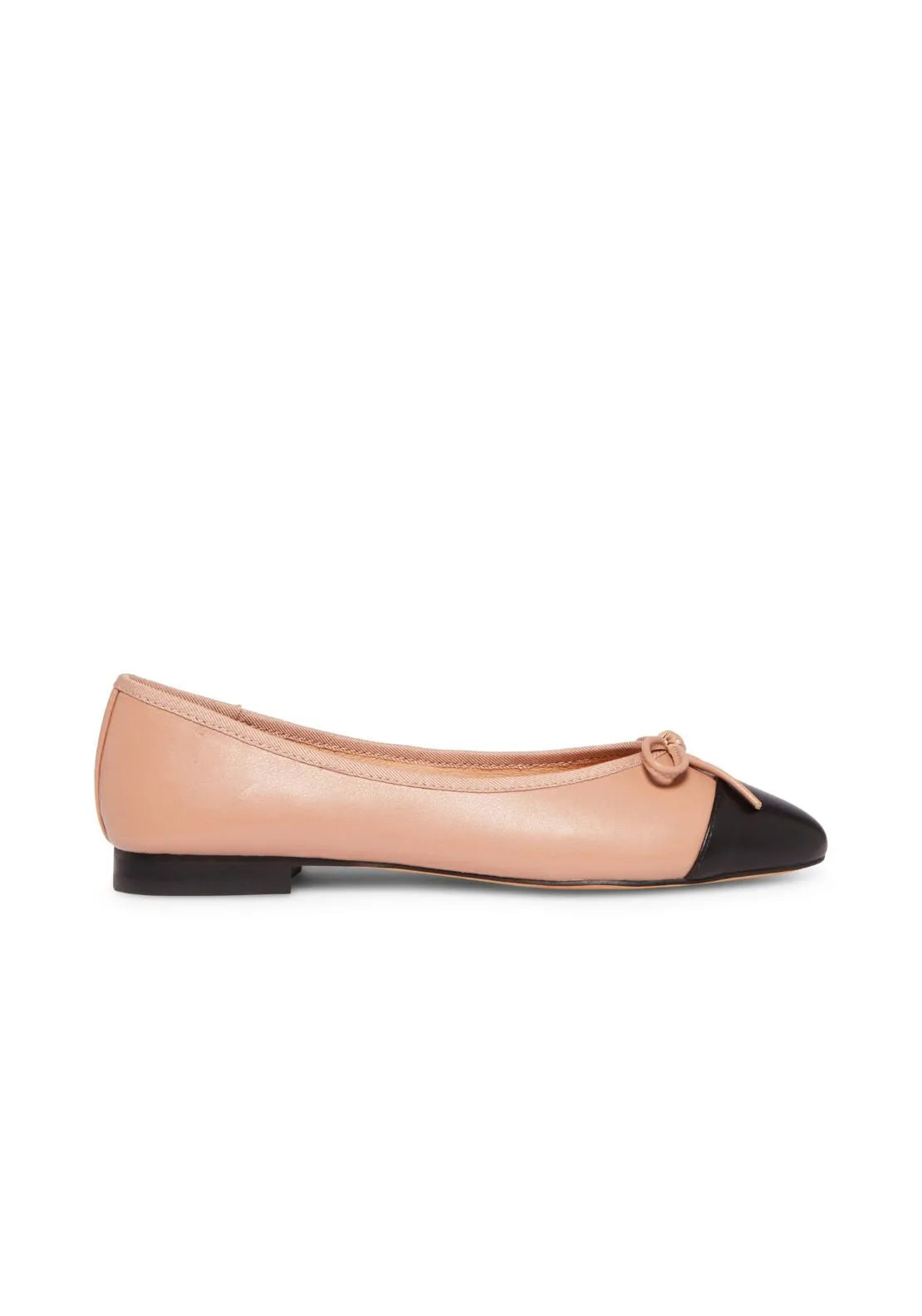 Flat  Ch Pump - Natural Leather