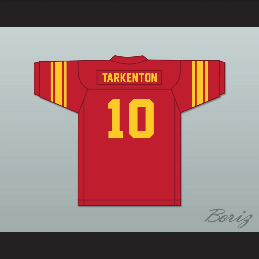 Fran Tarkenton 10 Clarke Central High School Gladiators Red Football Jersey 1