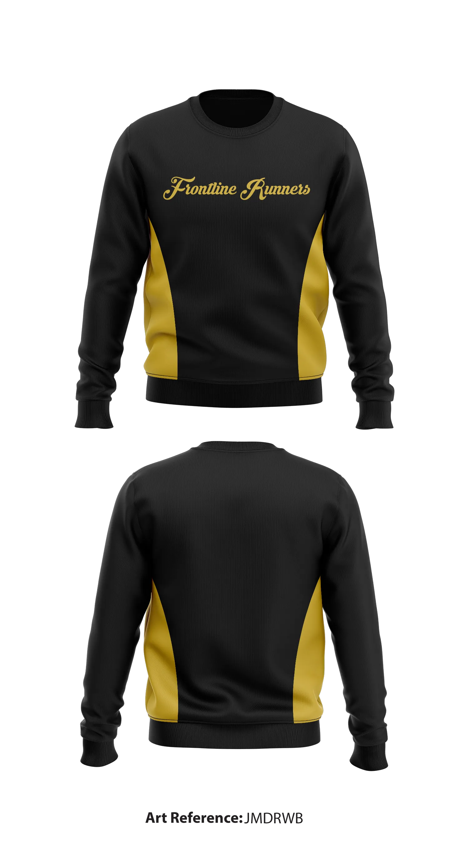 FRONTLINE  RUNNERS  Store 1 Core Men's Crewneck Performance Sweatshirt - jMDRWB