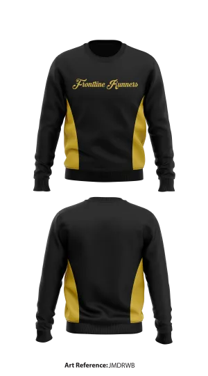 FRONTLINE  RUNNERS  Store 1 Core Men's Crewneck Performance Sweatshirt - jMDRWB