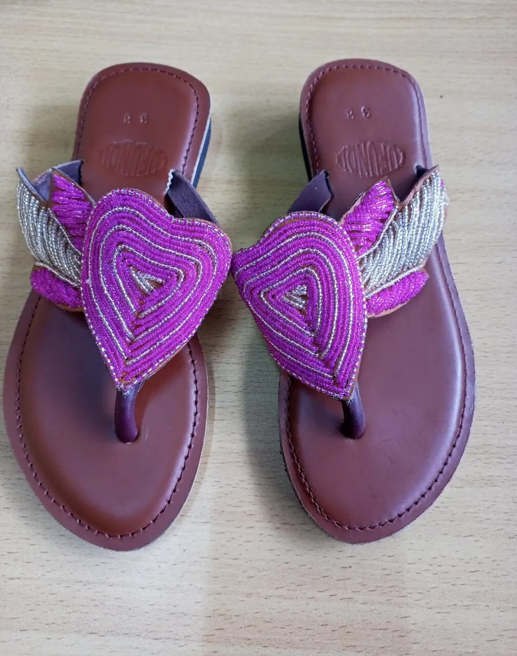 Handmade African Beaded Sandals/Authentic Maasai-Style Leather Flip-Flops Women/Boho Beach Sandals/Comfortable Summer Sandal African Gifts