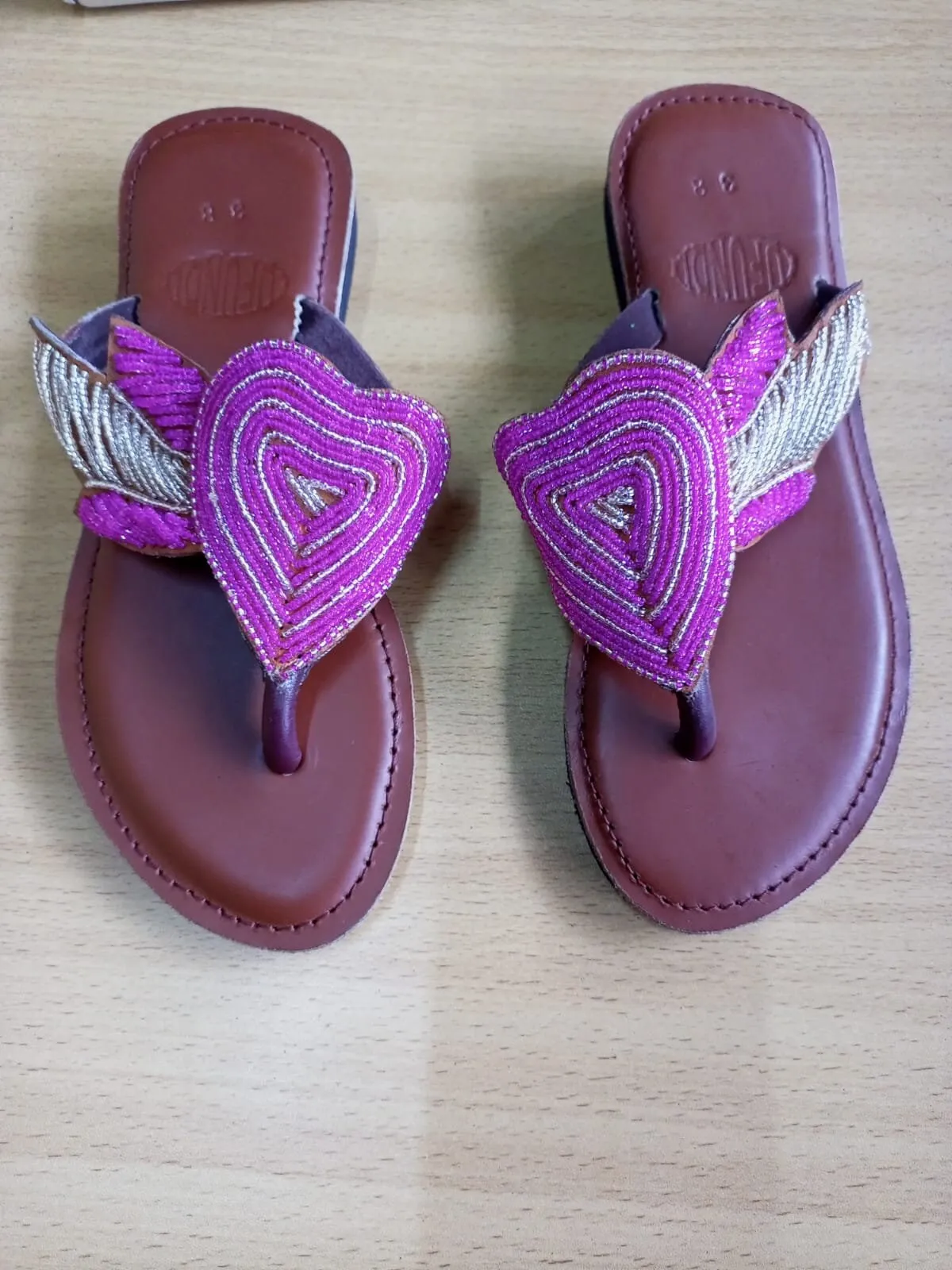 Handmade African Beaded Sandals/Authentic Maasai-Style Leather Flip-Flops Women/Boho Beach Sandals/Comfortable Summer Sandal African Gifts