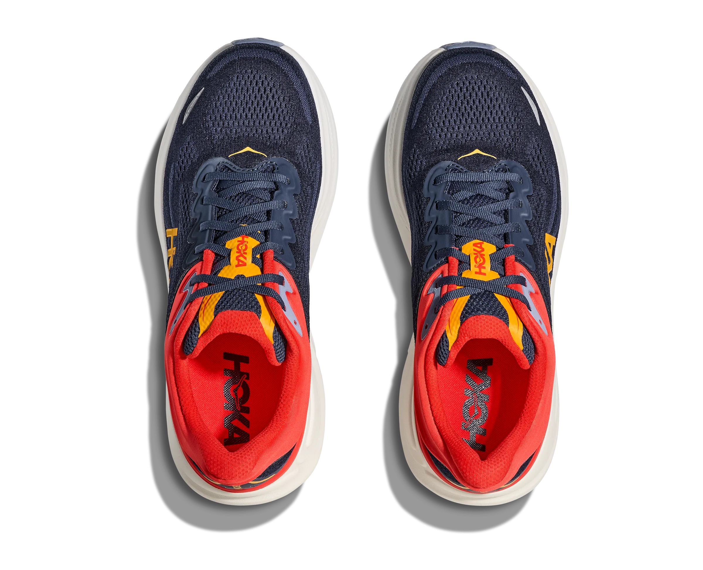 HOKA Men's Bondi 9 Ultra Cushioned Running Shoe - Varsity Navy/Nautical Blue