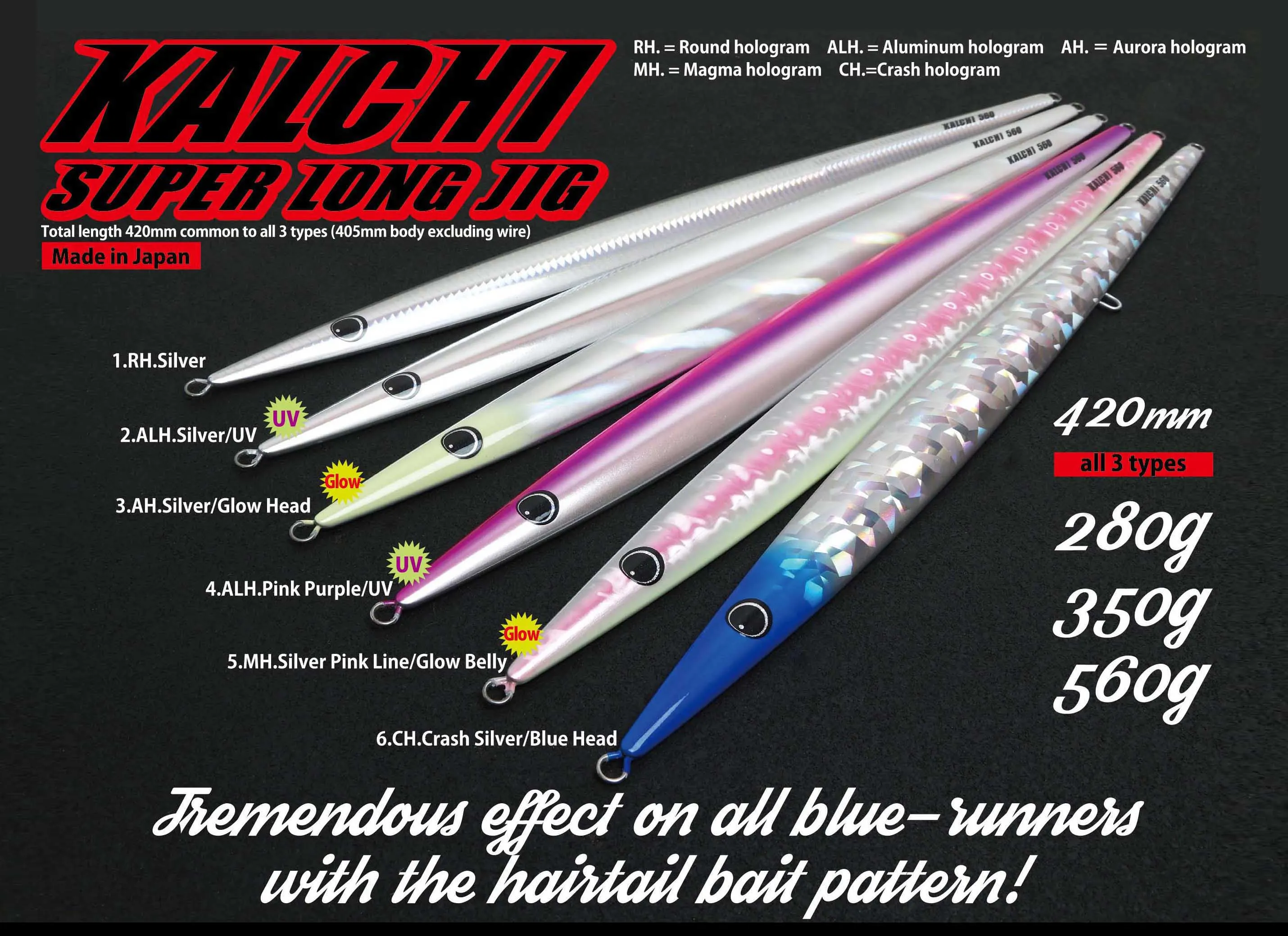 Hots Super Long Jig 350g