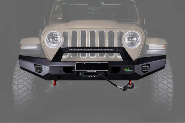 Ironman 4x4 - Raid Series Front Bumper - JL Wrangler / JT Gladiator and JK Wrangler