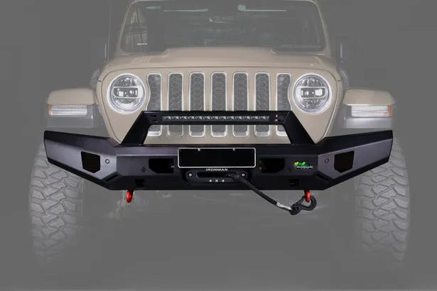 Ironman 4x4 - Raid Series Front Bumper - JL Wrangler / JT Gladiator and JK Wrangler