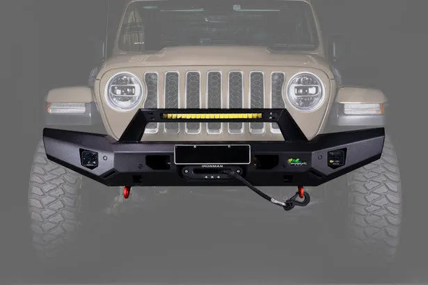 Ironman 4x4 - Raid Series Front Bumper - JL Wrangler / JT Gladiator and JK Wrangler