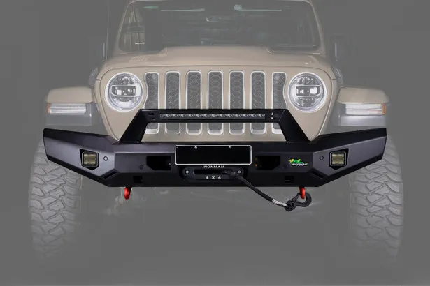 Ironman 4x4 - Raid Series Front Bumper - JL Wrangler / JT Gladiator and JK Wrangler