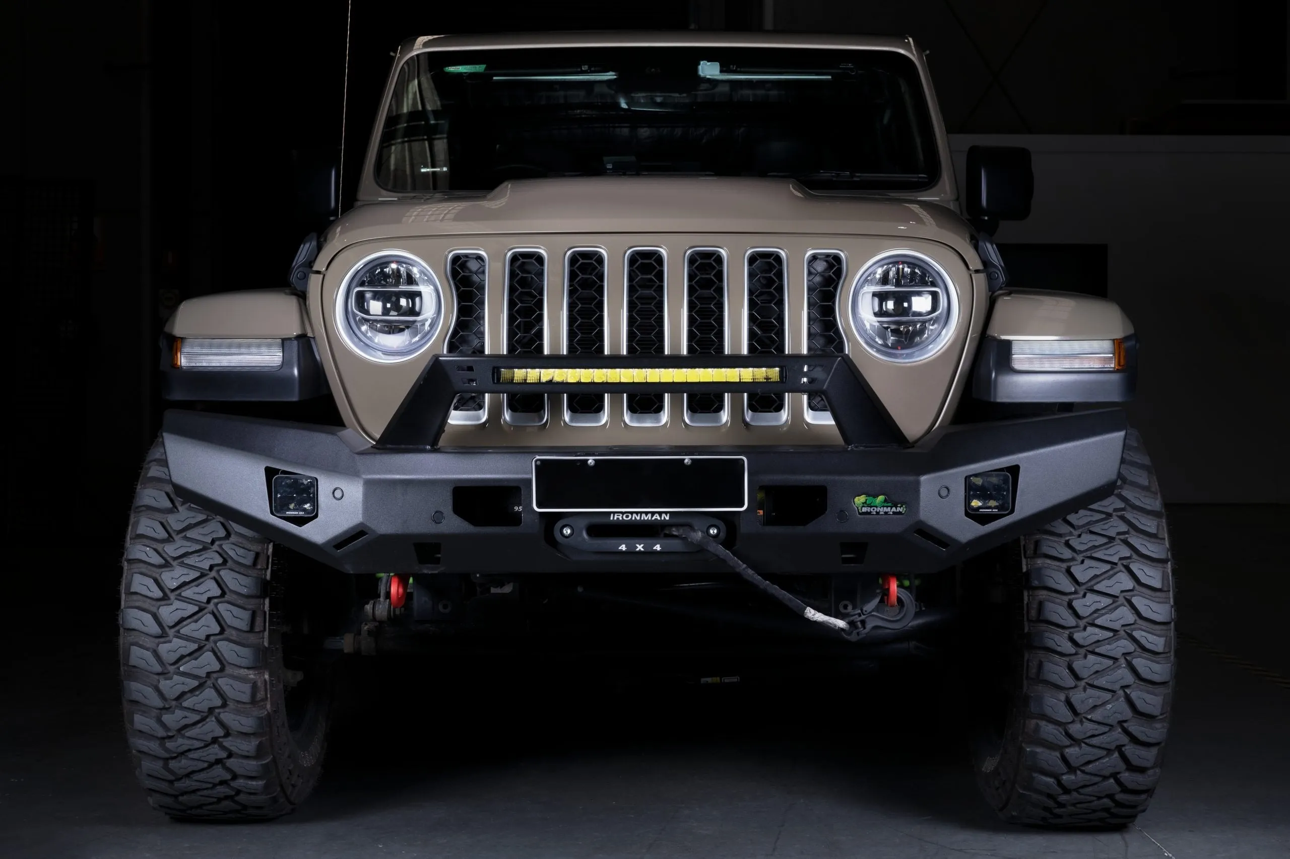 Ironman 4x4 - Raid Series Front Bumper - JL Wrangler / JT Gladiator and JK Wrangler