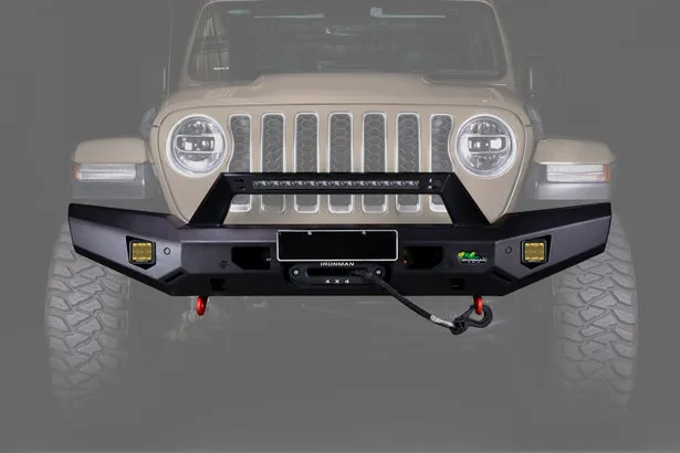 Ironman 4x4 - Raid Series Front Bumper - JL Wrangler / JT Gladiator and JK Wrangler