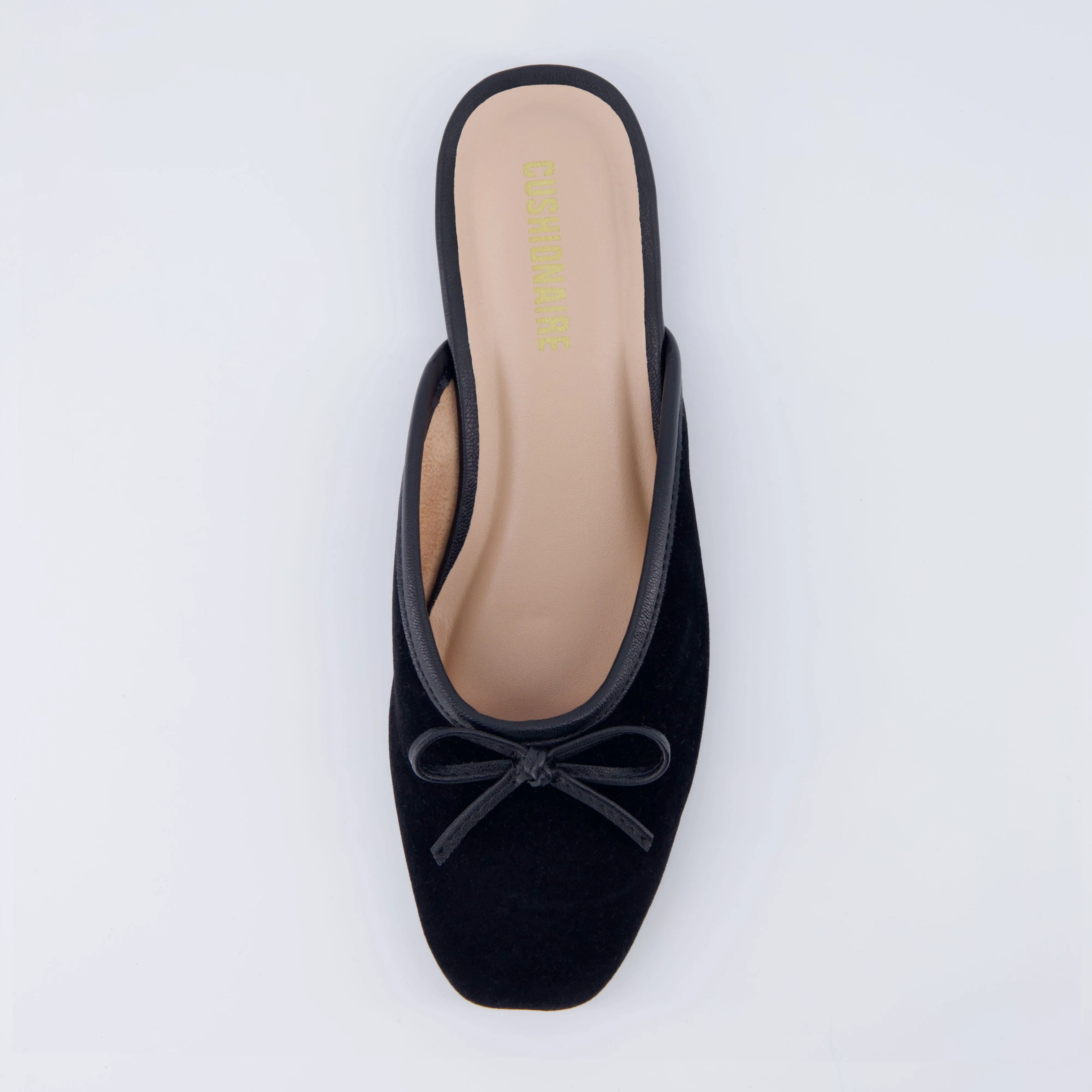 Jade Velvet Ballet Mule