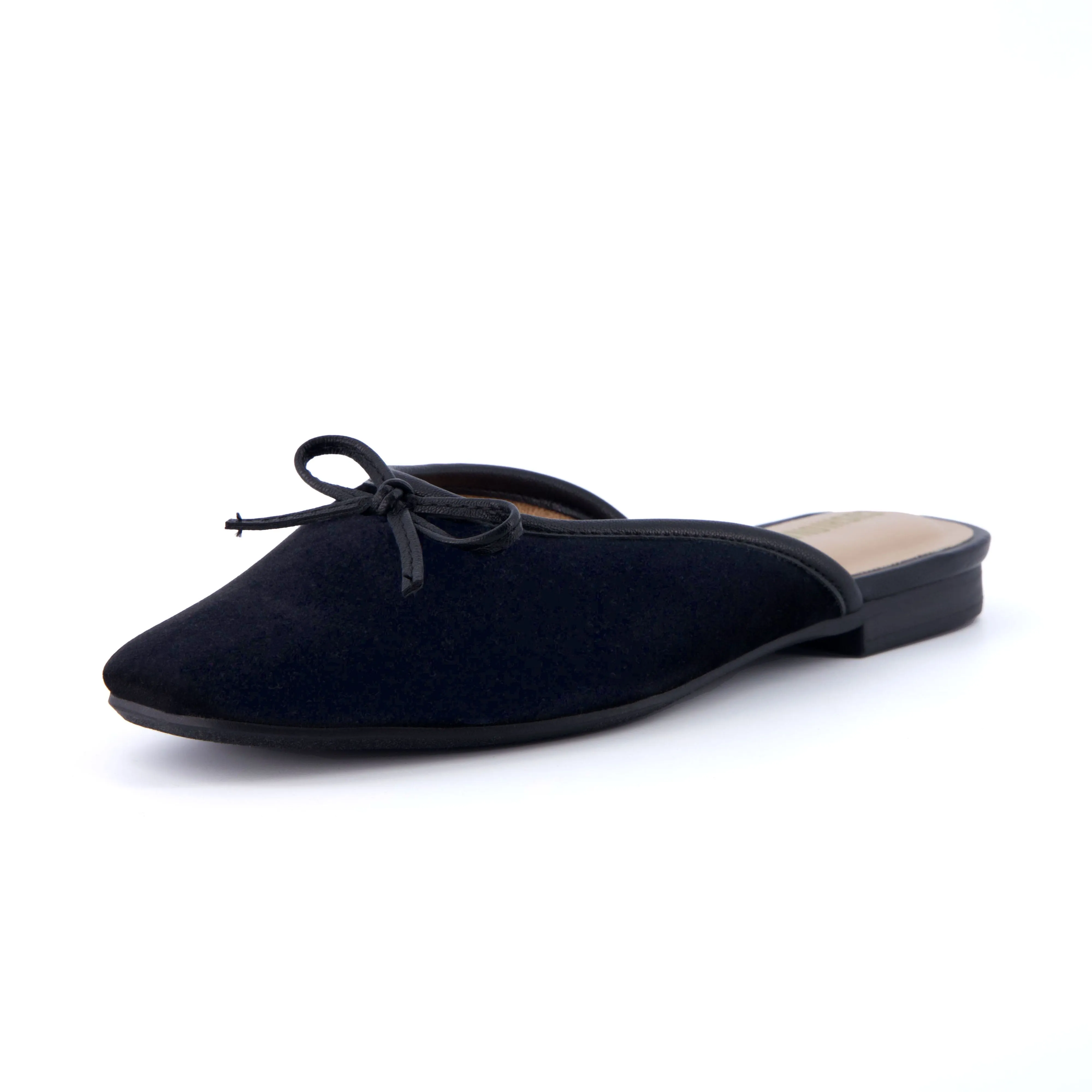 Jade Velvet Ballet Mule