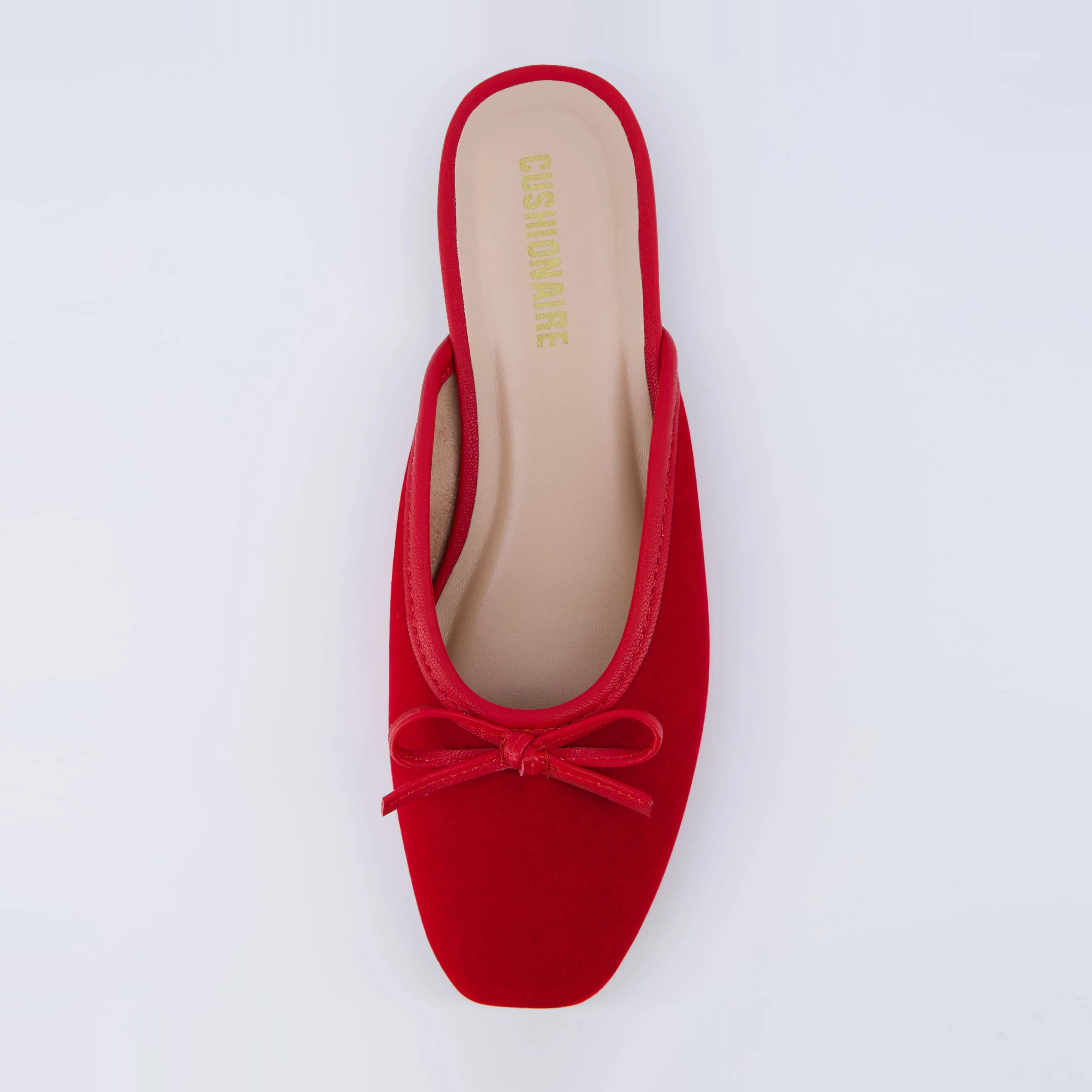Jade Velvet Ballet Mule