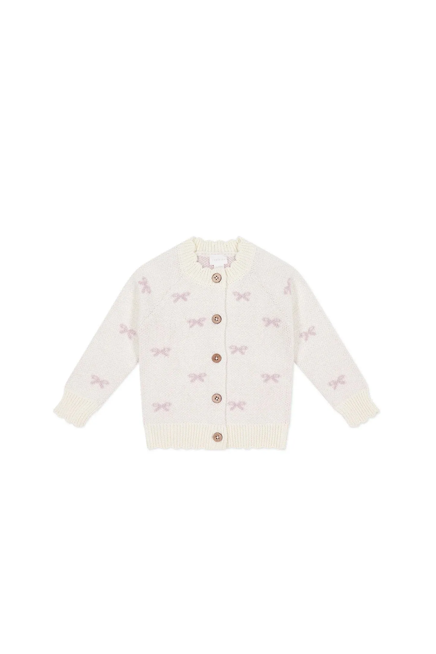 Jamie Kay | Daisy Cardigan - Ballet Bow Egret