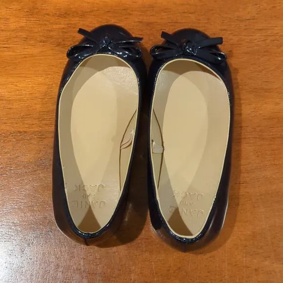 Janie and Jack PATENT BOW BALLET FLAT toddler 9