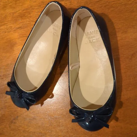 Janie and Jack PATENT BOW BALLET FLAT toddler 9
