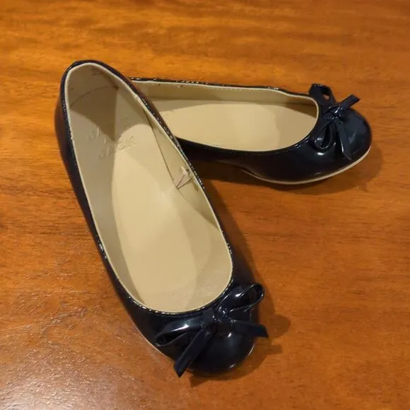 Janie and Jack PATENT BOW BALLET FLAT toddler 9