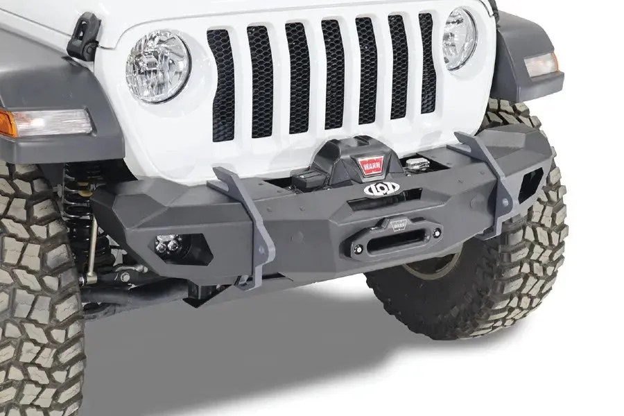 Jeep Wrangler JK/JL and Gladiator JT LOD Offroad Black Ops Shorty Winch Front Bumper - Bare Steel