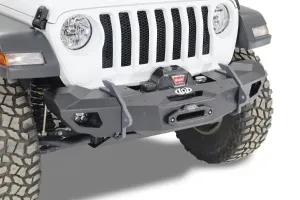 Jeep Wrangler JK/JL and Gladiator JT LOD Offroad Black Ops Shorty Winch Front Bumper - Bare Steel