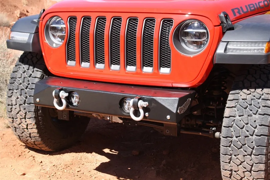 Jeep Wrangler JL & Gladiator JT Rock Hard 4x4 Aluminum Freedom Series Grille-Width Stubby Front Bumper