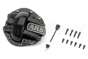 Jeep Wrangler JL Rubicon & Gladiator JT ARB Front M210 Diff Cover - Black | 0750011B