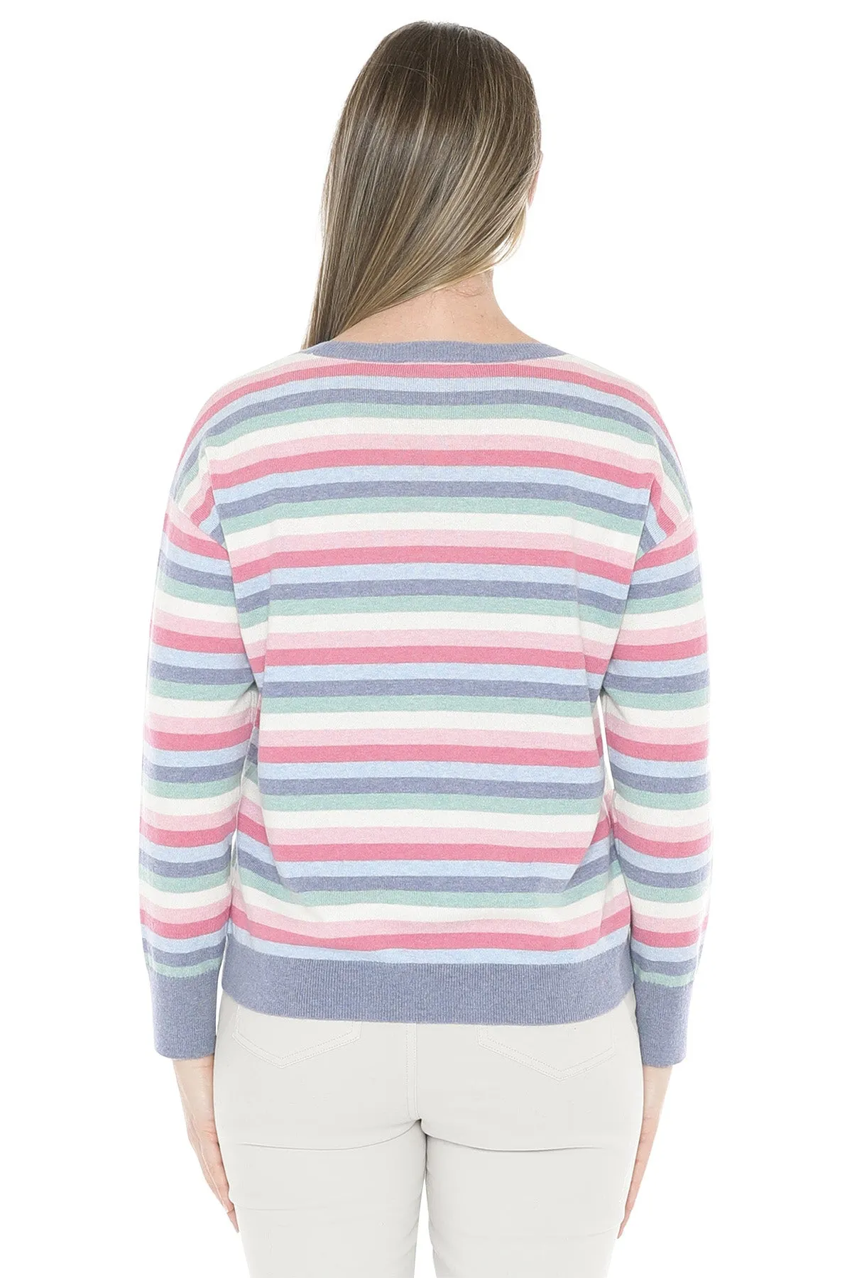 Jump pastel stripe pullover