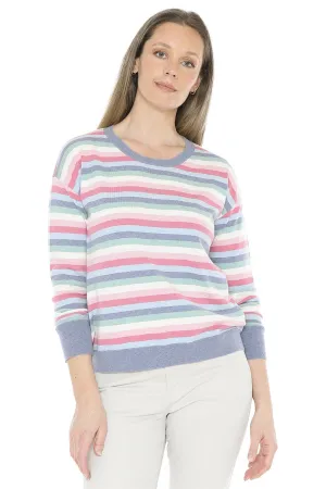 Jump pastel stripe pullover